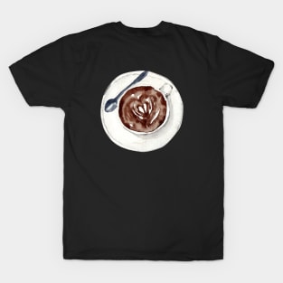 Cup of Mochaccino with Latte Art T-Shirt